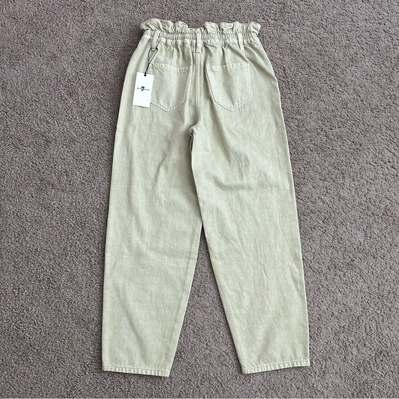 7 For All Mankind Womens Paperbag Jeans - Picture 3 of 14